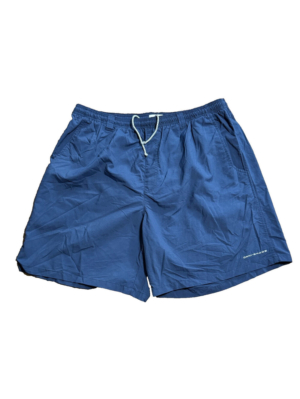 Columbia Mens PFG Swim Shorts XXL Navy Blue Omni-Shade Fishing Outdoor Nylon